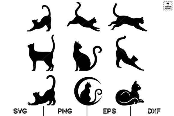Exploring the Cat Silhouette Set for Creative Projects
