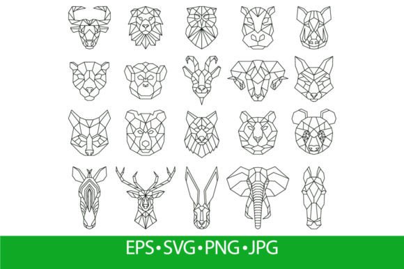 Exploring the Visual Charm of Polygonal Geometric Linear Animal Fox