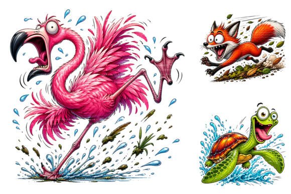 Funny Animal Sublimation PNG Bundle for Creative Projects