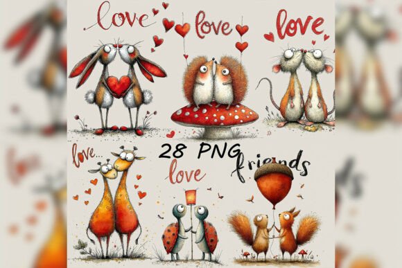 Whimsical Playful Love Animal Clipart Se: A Designer's Guide